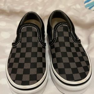 Boys vans checkered, slip on